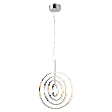 Avali 4-Light Pendant Ceiling Light Chrome - Comet Lighting