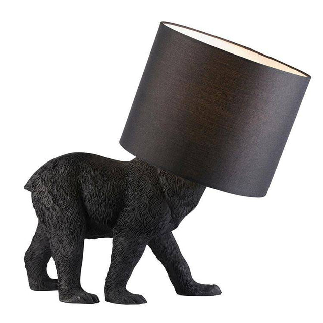 Barack Bear Table Lamp Matt Black - Comet Lighting