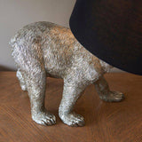 Barack Bear Table Lamp Vintage Silver - Comet Lighting