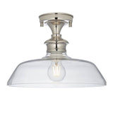 Barford Semi-Flush Ceiling Light Chrome Plated - Comet Lighting