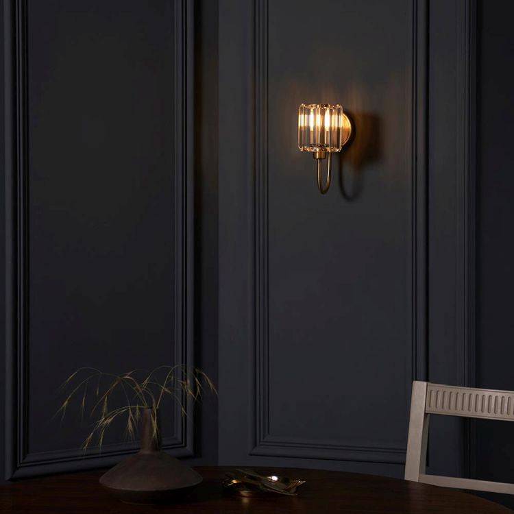 Berenice Wall Light Antique Brass - Comet Lighting