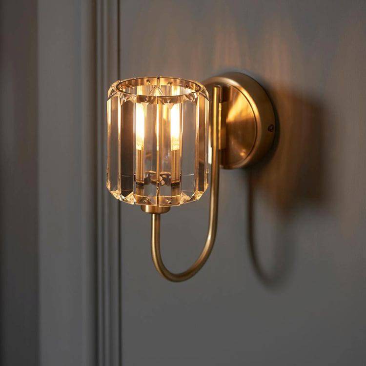 Berenice Wall Light Antique Brass - Comet Lighting