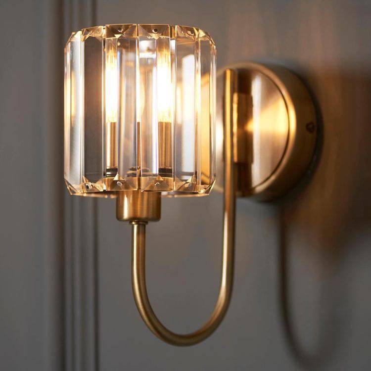 Berenice Wall Light Antique Brass - Comet Lighting