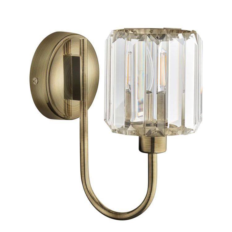 Berenice Wall Light Antique Brass - Comet Lighting