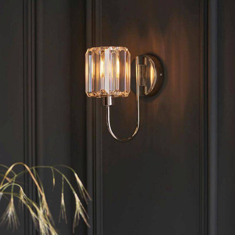 Berenice Wall Light Bright Nickel - Comet Lighting