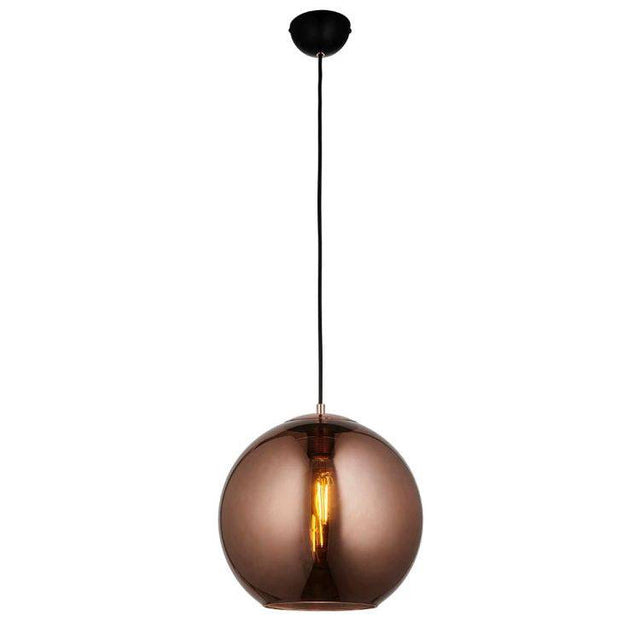 Boli Pendant Ceiling Light Matt Black - Comet Lighting