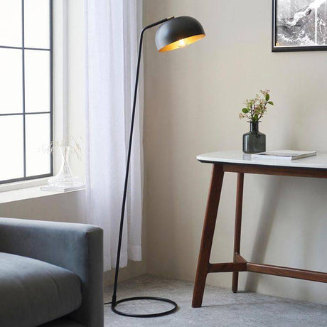 Brair New Floor Lamp Matt Black - Comet Lighting