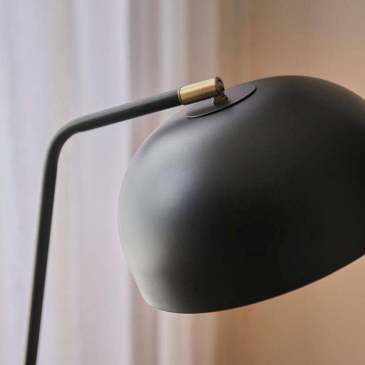 Brair New Floor Lamp Matt Black - Comet Lighting