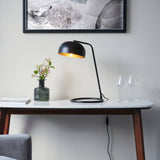 Brair New Table Lamp Matt Black - Comet Lighting