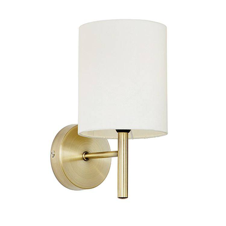 Brio 1-Light Wall Light Antique Brass - Comet Lighting