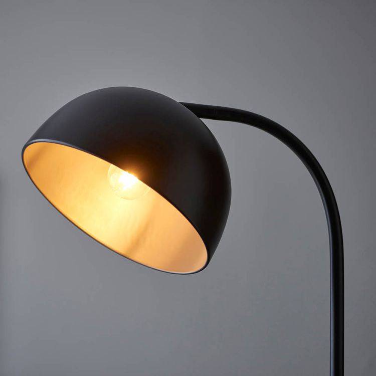 Brodey Floor Lamp Matt Black - Comet Lighting