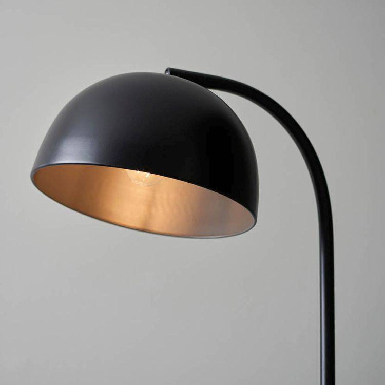 Brodey Floor Lamp Matt Black - Comet Lighting