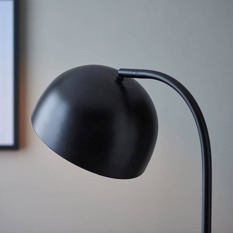 Brodey Floor Lamp Matt Black - Comet Lighting