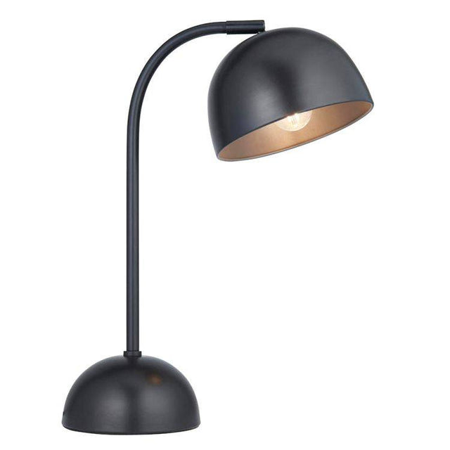 Brodey Table Lamp Matt Black - Comet Lighting