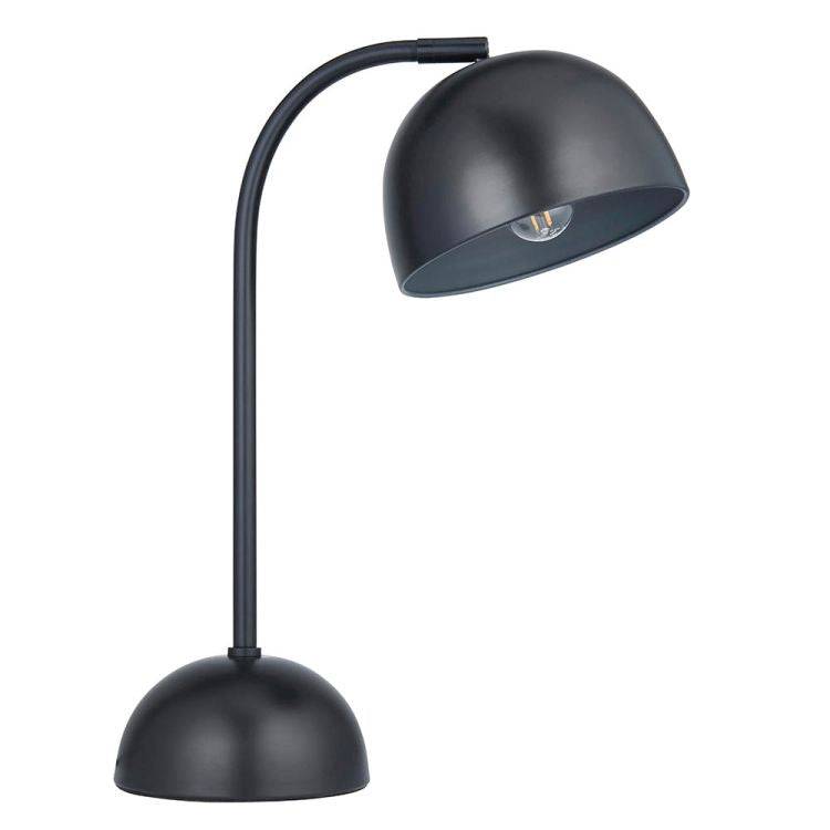 Brodey Table Lamp Matt Black - Comet Lighting