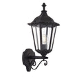 Burford 1-Light Outdoor Wall Lantern Black - Comet Lighting