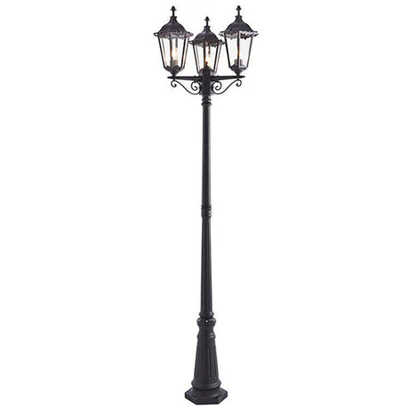 Burford Outdoor 3-Light Lamp Post - Comet Lighting