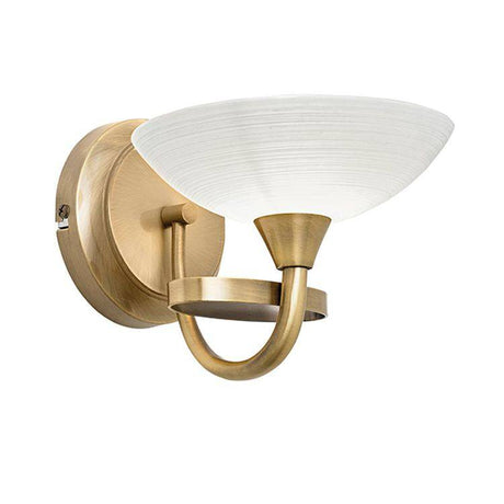 Cagney 1-Light Wall Light Antique Brass - Comet Lighting