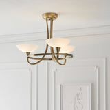 Cagney 3-Light Semi Flush Ceiling Light Antique Brass - Comet Lighting