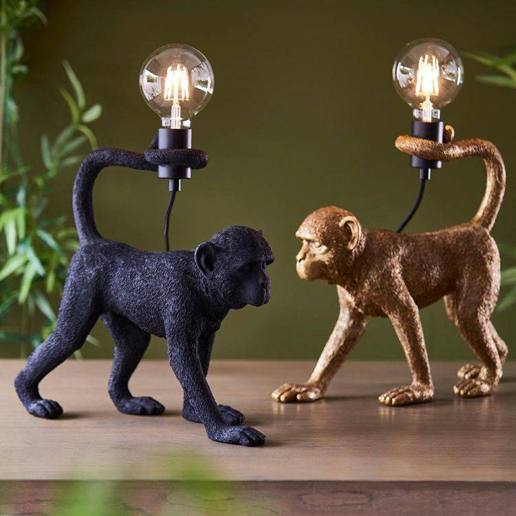 Capuchin Table Lamp Matt Black - Comet Lighting