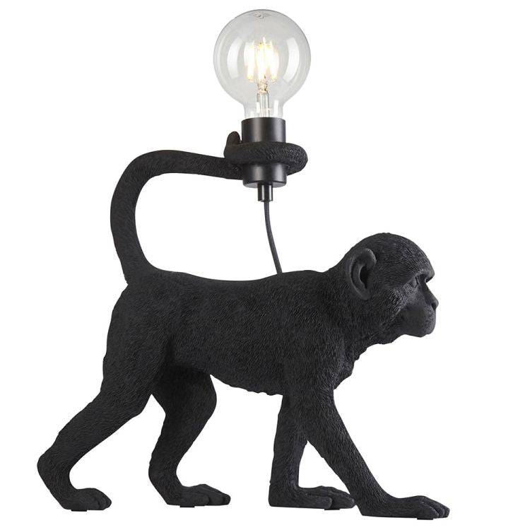 Capuchin Table Lamp Matt Black - Comet Lighting