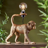 Capuchin Table Lamp Vintage Gold - Comet Lighting