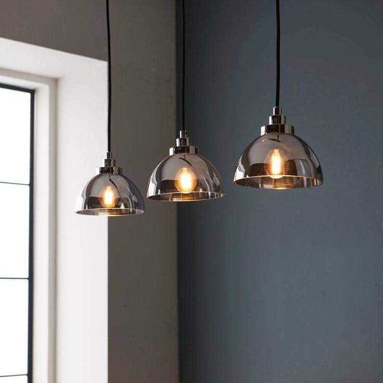 Caspa 3Lt Pendant Ceiling Light - Comet Lighting