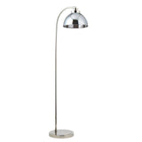 Caspa Task Floor Lamp Bright Nickel - Comet Lighting