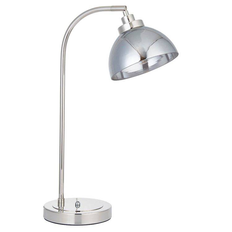 Caspa Task Table Lamp Bright Nickel - Comet Lighting