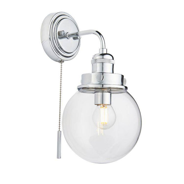 Cheswick Wall Light Chrome Plated - Comet Lighting