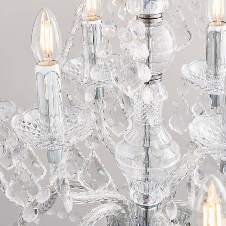 Clarence 12-Light Chandelier - Comet Lighting