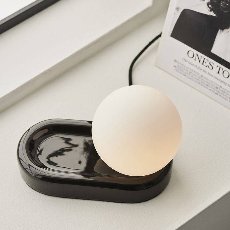 Contour Table Lamp Gloss Black - Comet Lighting