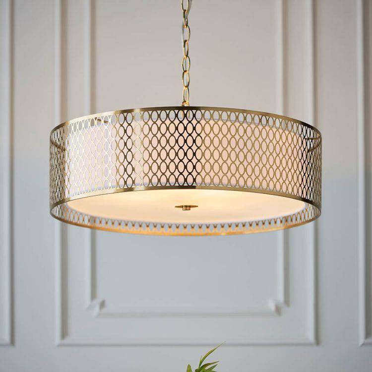 Cordero 3Lt Pendant Ceiling Light Gold - Comet Lighting