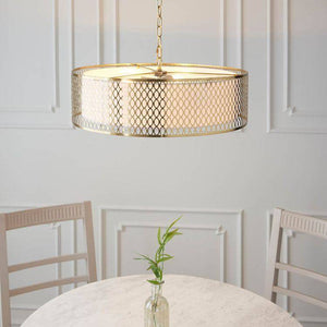 Cordero 3Lt Pendant Ceiling Light Gold - Comet Lighting
