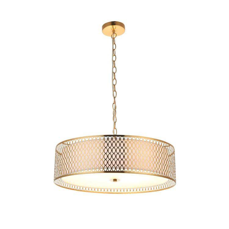 Cordero 3Lt Pendant Ceiling Light Gold - Comet Lighting