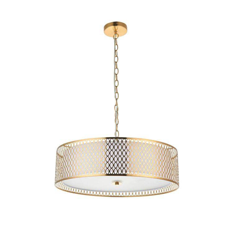 Cordero 3Lt Pendant Ceiling Light Gold - Comet Lighting