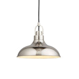 Crofton Pendant Ceiling Light Polished Nickel - Comet Lighting