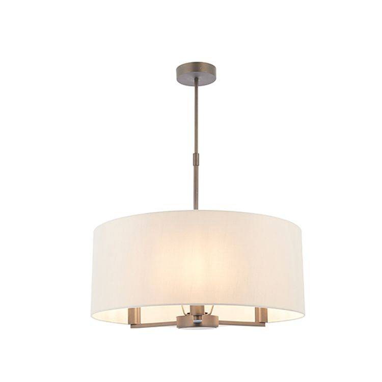 Daley 3-Light Pendant Ceiling Light & Marble Shade - Comet Lighting