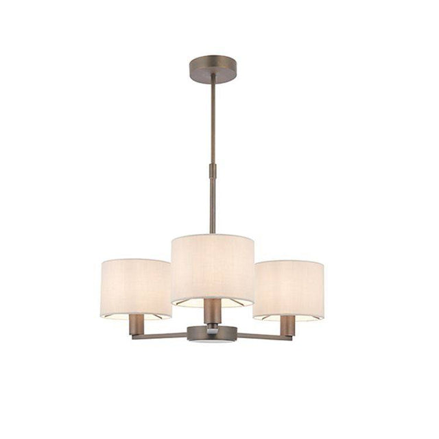 Daley 3-Light Pendant Ceiling Light & Marble Shades - Comet Lighting