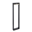 Dannah Solar Bollard Light Black w/ PIR - Comet Lighting