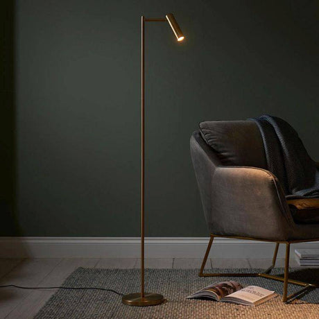 Dedicated Reader Task Floor Lamp Brass Plated - Comet Lighting