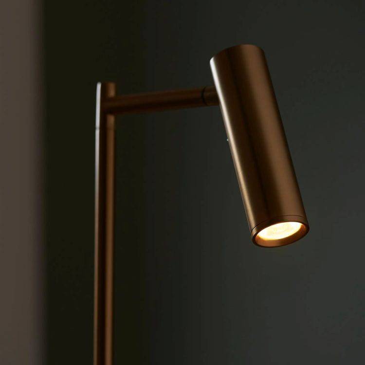 Dedicated Reader Task Floor Lamp Brass Plated - Comet Lighting