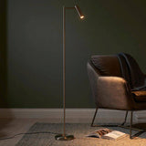 Dedicated Reader Task Floor Lamp Satin Nickel - Comet Lighting