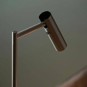 Dedicated Reader Task Floor Lamp Satin Nickel - Comet Lighting