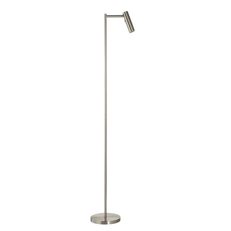 Dedicated Reader Task Floor Lamp Satin Nickel - Comet Lighting