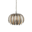 Delphine Small Pendant Ceiling Light Silver Leaf - Comet Lighting