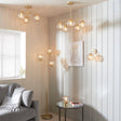 Dimple 3-Light Floor Lamp - Comet Lighting