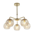 Dimple 5-Light Pendant Ceiling Light - Comet Lighting