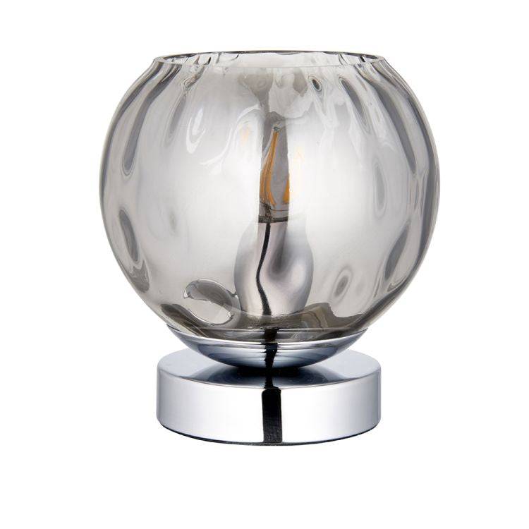 Dimple Table Lamp Chrome - Comet Lighting