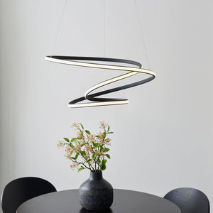 Dune LED Pendant Ceiling Light Black - Comet Lighting